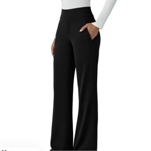 Women's Black Wide-Leg Pants